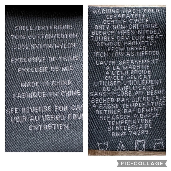 Steve Madden spring jacket, zip front with drawstring waist, cotton blend - Picture 12 of 16